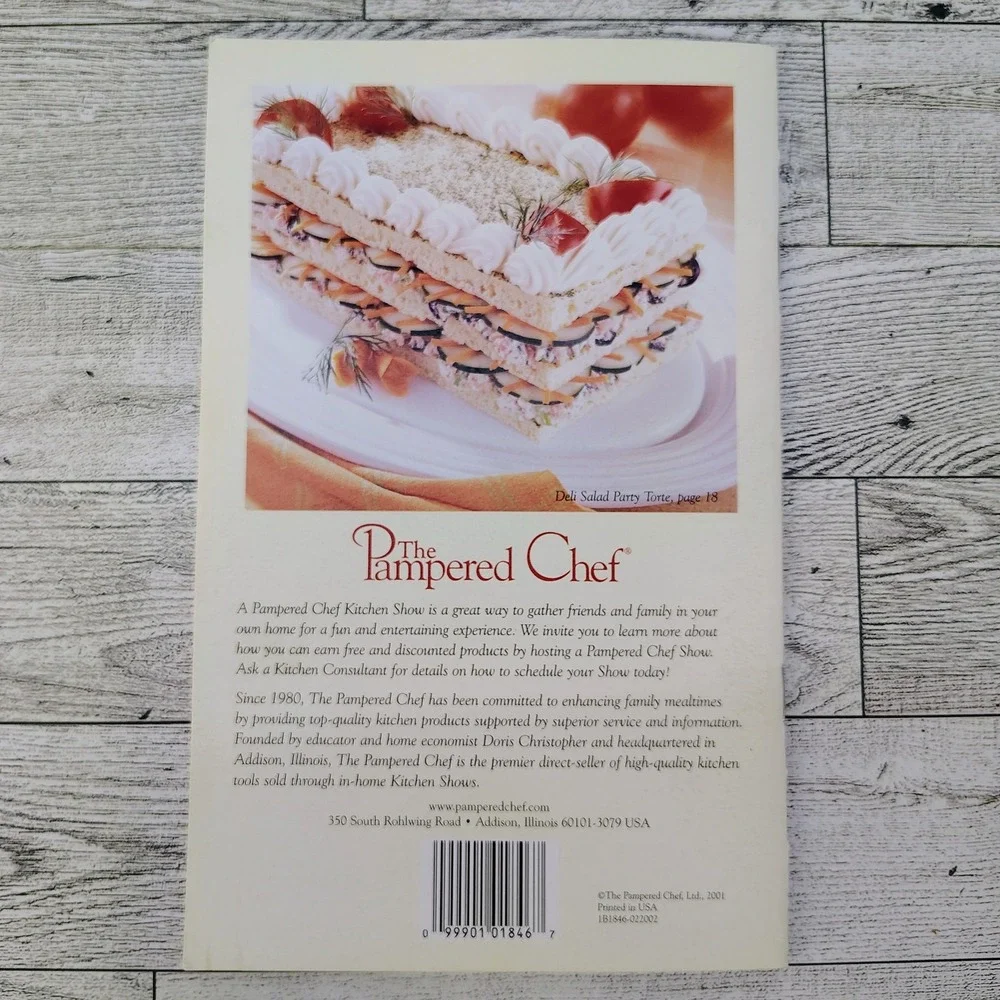 Pampered Chef Spring Summer‎ 2002 Seasons Best Recipe Collection Cookbook VG